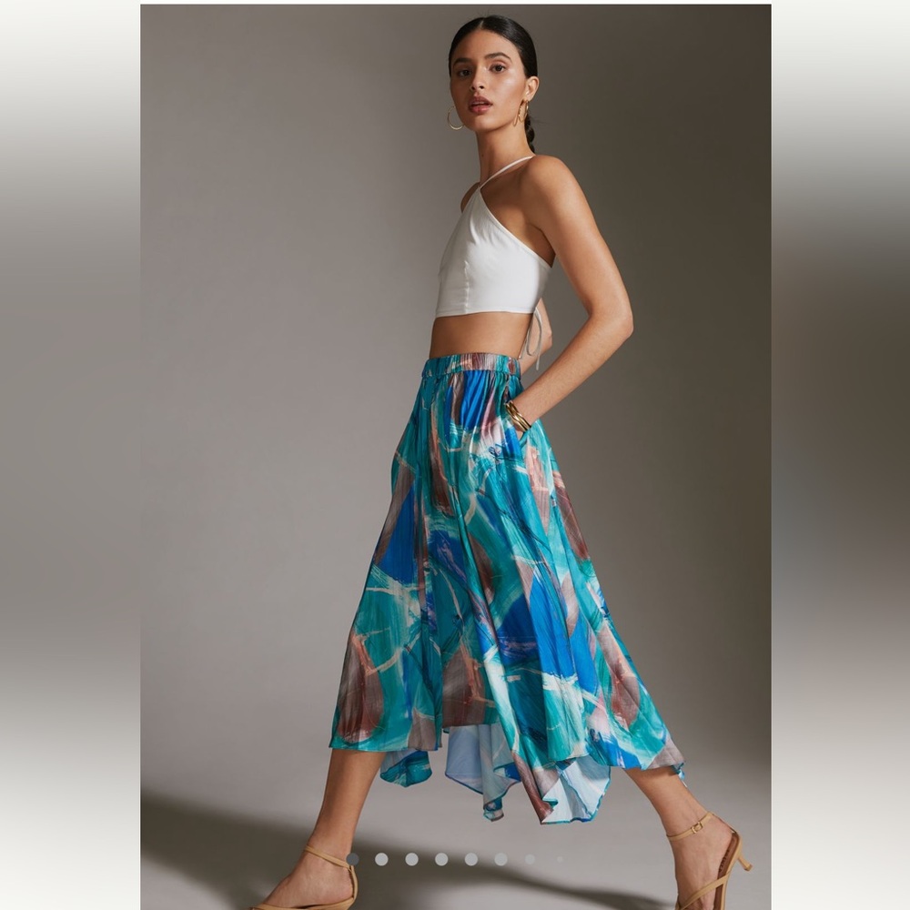 Anthropologie Sleek A-Line Skirt